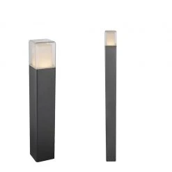 GLOBO Alu-Druckguss LED Wegeleuchte Dalia, schwarz