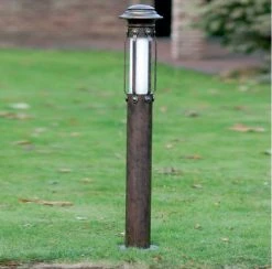 Robers Leuchten Außenleuchte handgefertigt , Wegeleuchte , Schmiedeeisen patina