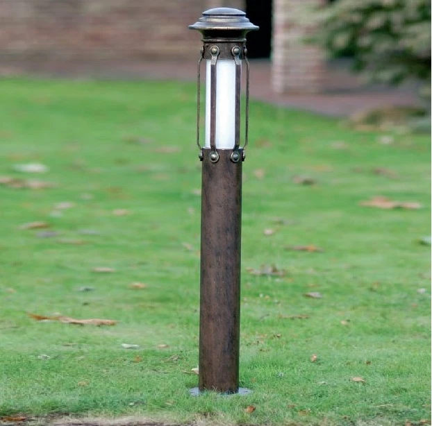 Robers Leuchten Außenleuchte handgefertigt , Wegeleuchte , Schmiedeeisen patina 3 Robers Leuchten Außenleuchte handgefertigt , Wegeleuchte , Schmiedeeisen patina