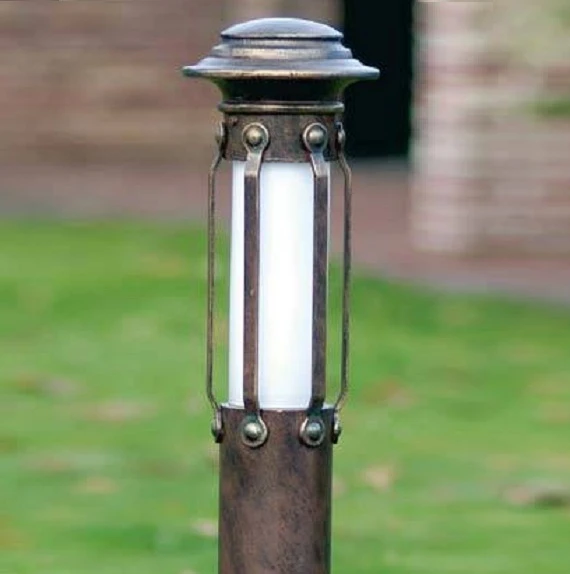 Robers Leuchten Außenleuchte handgefertigt , Wegeleuchte , Schmiedeeisen patina 4 Robers Leuchten Außenleuchte handgefertigt , Wegeleuchte , Schmiedeeisen patina – Bild 2