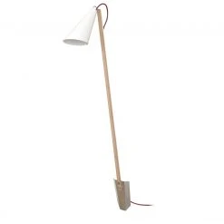 Domus Outdoor Design-Stehleuchte Pit out in Weiß