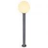 GLOBO E27 Sockelleuchte 100 cm Wegeleuchte aus Aluminiumdruckguss mit Glas kugel opal für Außen/Garten anthrazit ø 25 cm IP44 -Wegeleuchten Verkaufsladen e27 sockelleuchte 100 wegeleuchte 31863a1280x1280 globo 31863