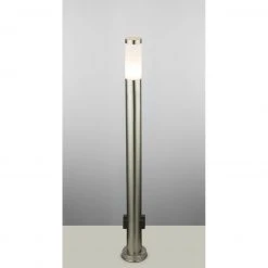 GLOBO E27 Sockelleuchte 110 cm Wegeleuchte aus Edelstahl opal mit 2 Steckdosen im Sockel Außenlampe ø 13.1 cm IP44 -Wegeleuchten Verkaufsladen e27 sockelleuchte 110 wegeleuchte 3159Kt1280x1280 globo 3159k