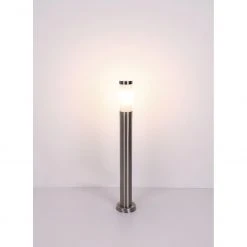 GLOBO E27 Sockelleuchte 80 cm hoch Wegeleuchte aus Edelstahl opal Außenleuchte ø 12.7 cm IP44 -Wegeleuchten Verkaufsladen e27 sockelleuchte hoch wegeleuchte 31588t1280x1280 globo 31588