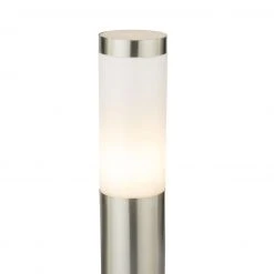 GLOBO E27 Sockelleuchte 45 cm hoch Wegeleuchte aus Edelstahl opal Außenleuchte ø 12.7 cm IP44 -Wegeleuchten Verkaufsladen e27 sockelleuchte hoch wegeleuchte 3158e1280x1280 globo 3158