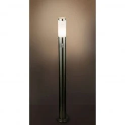 GLOBO E27 Sockelleuchte mit Bewegungsmelder 110 cm Wegeleuchte aus Edelstahl opal Außenlampe ø 12,7 cm IP44 -Wegeleuchten Verkaufsladen e27 sockelleuchte mit bewegungsmelder 3159Ss1280x1280 globo 3159s