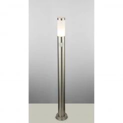 GLOBO E27 Sockelleuchte mit Bewegungsmelder 110 cm Wegeleuchte aus Edelstahl opal Außenlampe ø 12,7 cm IP44 -Wegeleuchten Verkaufsladen e27 sockelleuchte mit bewegungsmelder 3159St1280x1280 globo 3159s