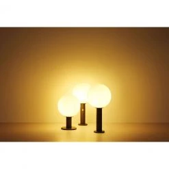 GLOBO E27 Sockelleuchte mit Bewegungsmelder 50 cm Wegeleuchte aus Aluminiumdruckguss mit Glas kugel opal für Außen/Garten anthrazit ø 25 cm IP44 -Wegeleuchten Verkaufsladen e27 sockelleuchte mit bewegungsmelder 31862Sam11280x1280 globo 31862s