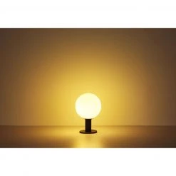 GLOBO E27 Sockelleuchte mit Bewegungsmelder 50 cm Wegeleuchte aus Aluminiumdruckguss mit Glas kugel opal für Außen/Garten anthrazit ø 25 cm IP44 -Wegeleuchten Verkaufsladen e27 sockelleuchte mit bewegungsmelder 31862Ss1280x1280 globo 31862s