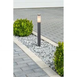 GLOBO E27 Sockelleuchte 80 cm Wegeleuchte aus Edelstahl opal rund Außenwandlampe anthrazit ø 12.7 cm IP44 -Wegeleuchten Verkaufsladen e27 sockelleuchte wegeleuchte aus 31588Aam1280x1280 globo 31588a