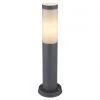 GLOBO E27 Sockelleuchte 45 cm Wegeleuchte aus Edelstahl opal Sockel Außenwandlampe anthrazit für Außen/Garten ø 12.7 cm IP44 -Wegeleuchten Verkaufsladen e27 sockelleuchte wegeleuchte aus 3158Aa1280x1280 globo 3158a