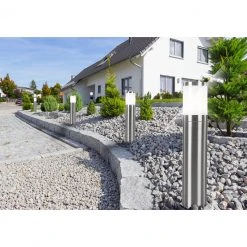 GLOBO E27 Sockelleuchte 50 cm Wegeleuchte aus Edelstahl opal Außenwandlampe ø 14 cm IP44 -Wegeleuchten Verkaufsladen e27 sockelleuchte wegeleuchte aus 32015amWlJcLFAJkPB9J1280x1280 globo 32015