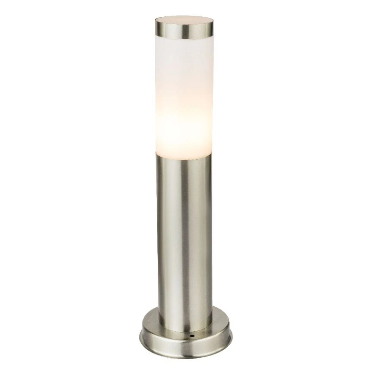 GLOBO E27 Sockelleuchte 45 cm Wegeleuchte inkl. LED Leuchtmittel Wegelampe aus Edelstahl opal für Außen/Garten ø 12.7 cm IP44 6 GLOBO E27 Sockelleuchte 45 cm Wegeleuchte inkl. LED Leuchtmittel Wegelampe aus Edelstahl opal für Außen/Garten ø 12.7 cm IP44 – Bild 4