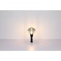 GLOBO E27 Sockelleuchte 50 cm Wegeleuchte mit Bewegungsmelder aus Edelstahl klar GitterSchirm für Außen/Garten schwarz IP44 -Wegeleuchten Verkaufsladen e27 sockelleuchte wegeleuchte mit 31356St1280x1280 globo 31356s