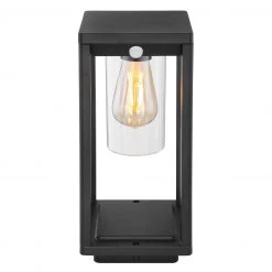 GLOBO E27 Tischleuchte mit Bewegungsmelder aus Aluminiumdruckguss klar 35 cm Laterne für Außen/Garten matt schwarz IP44 -Wegeleuchten Verkaufsladen e27 tischleuchte mit bewegungsmelder 3135S1Sc1280x1280 globo 3135s1s