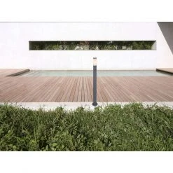 GLOBO E27 Wegeleuchte 110 cm Sockelleuchte mit Bewegungsmelder für Außen/Garten aus Edelstahl opal Außenleuchte ø 12.7 cm -Wegeleuchten Verkaufsladen e27 wegeleuchte 110 sockelleuchte 3159ASam1280x1280 globo 3159as