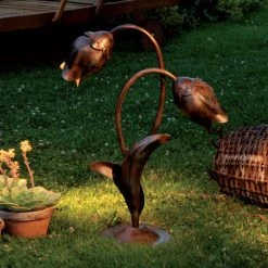 Robers Leuchten Handgefertigte Wegeleuchte von Robers,Beetleuchte 2flammig