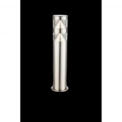 GLOBO LED Sockelleuchte 40 cm Wegeleuchte aus Edelstahl klar rund für Außen/Garten ø 9.8 cm IP44 warmweiß -Wegeleuchten Verkaufsladen led sockelleuchte wegeleuchte aus 34201b1280x1280 globo 34201