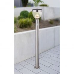 GLOBO LED Solarleuchte Sockelleuchte mit Bewegungsmelder mit Erdspitz 95 cm Außenleuchte aus Edelstahl mit 3-Einstellungen 70-350-550lm und Akku 3000K IP44 -Wegeleuchten Verkaufsladen led solarleuchte sockelleuchte mit 33437amLsU8I21YkvnFw1280x1280 globo 33437
