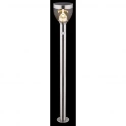 GLOBO LED Solarleuchte Sockelleuchte mit Bewegungsmelder mit Erdspitz 95 cm Außenleuchte aus Edelstahl mit 3-Einstellungen 70-350-550lm und Akku 3000K IP44 -Wegeleuchten Verkaufsladen led solarleuchte sockelleuchte mit 33437ax1280x1280 globo 33437