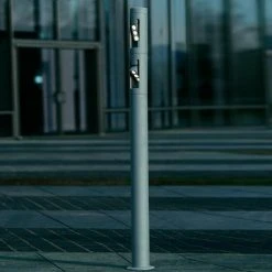 ECO-LIGHT LED Wegeleuchte, Aluminiumguss, Höhe 157cm