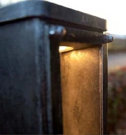 Robers Leuchten LED-Wegeleuchte mit Eisen-natur-Lackierung, Höhe 100,5cm -Wegeleuchten Verkaufsladen ledwegeleuchte mit eisennaturlackierungh1005cm 565126 robersleuchten al6770