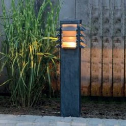 Robers Leuchten Wegeleuchte mit Eisen-natur-Lackierung - Höhe 86cm