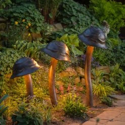 Robers Leuchten Wegeleuchte von Robers handgefertigt, Beetleuchte Pilzform