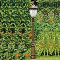 Robers Leuchten Wegeleuchte, Schmiedeeisen, Laterne, Höhe 153cm